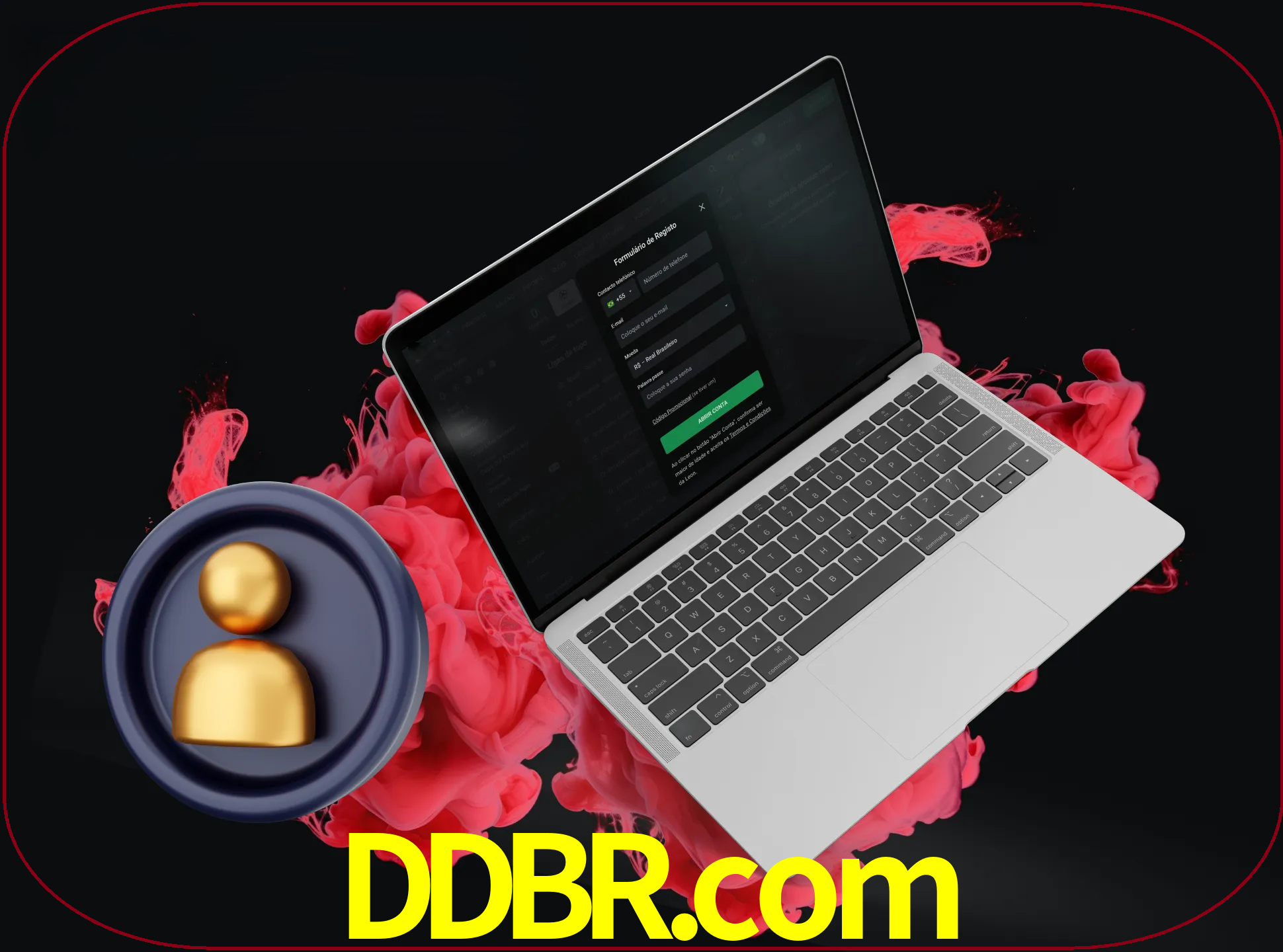 No cabeçalho do site ddbr, clique no botão que o levará a um formulário especial onde terá de introduzir as suas informações actuais.