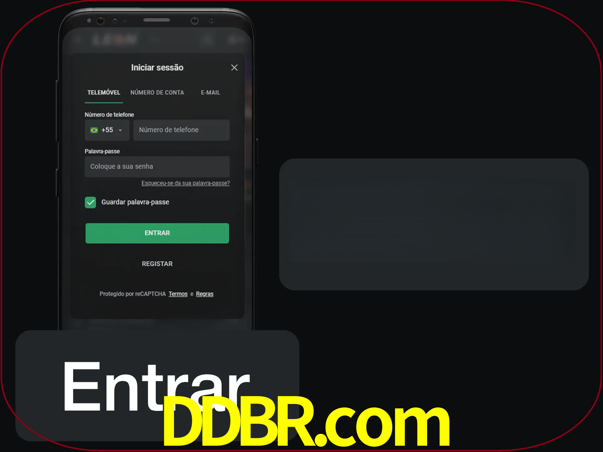 Faça o login para começar a apostar e jogar no cassino.